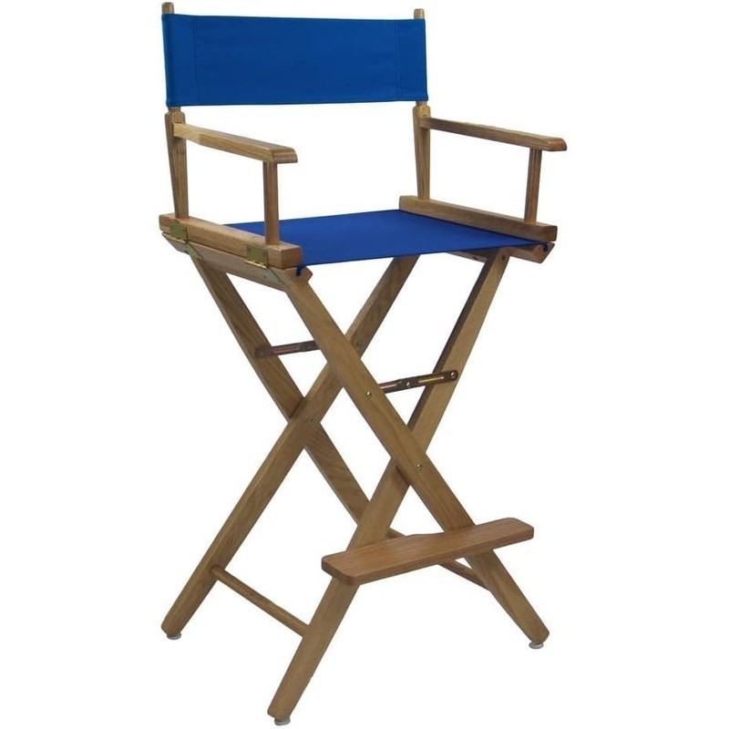 Durable Solid Hardwood Folding Bar Stool W/ Armrests Comfortable Portable Design gallery