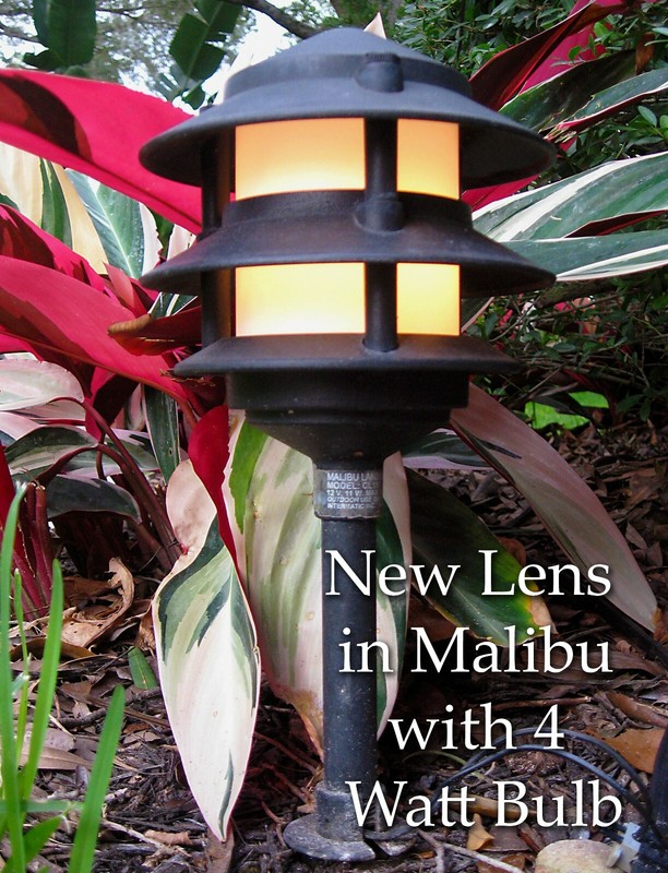 Replacement Frosted Plastic Lens 6 PACK for 3 Tier Metal Malibu Hampton Paradise gallery