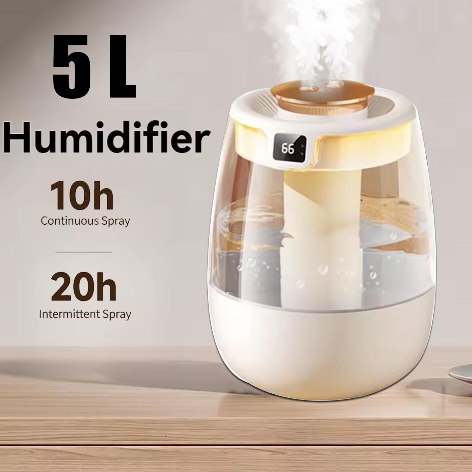 1500ml Humidifiers for Bedroom Large Room Office Cool Mist Air Humidifier Indoor gallery