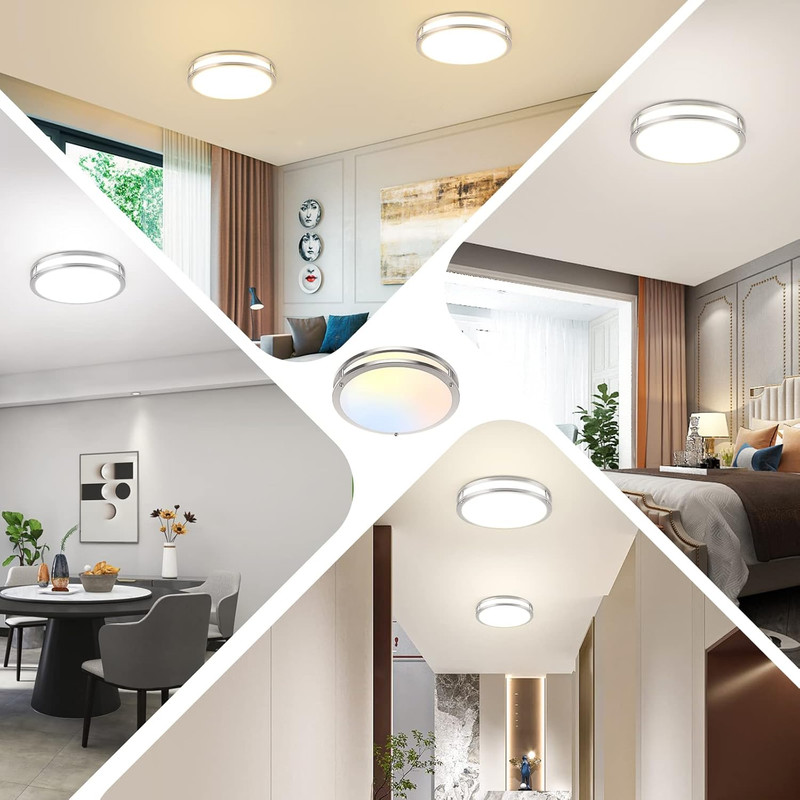 36W LED Ceiling Lights 3600Lm Super Bright, Dimmable Flush Mount Light Fixtures gallery