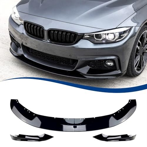 Front Bumper Lip Compatible with (2014-2020) 2014-2020 F32 F33 F36 Gloss Black gallery