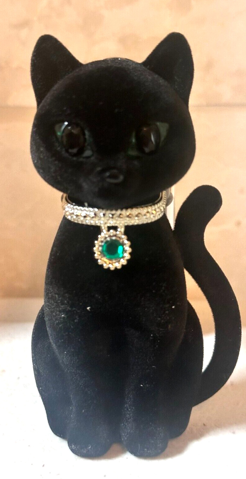 Bath & Body Works Fancy Black Cat Green Emerald Wallflower NIGHTLIGHT Plug APR gallery