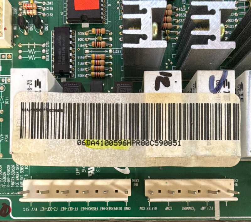 SAMSUNG MAIN REFRIGERATOR PCB CONTROL BOARD DA41-00596H FREE SHIPPING!!! Z97 gallery