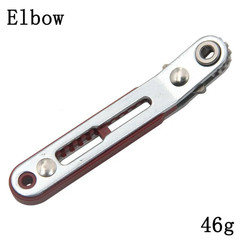 1 pc Mini Ratchet Screwdriver Bidirectional Elbow Wrench Flat Slotted Tool
