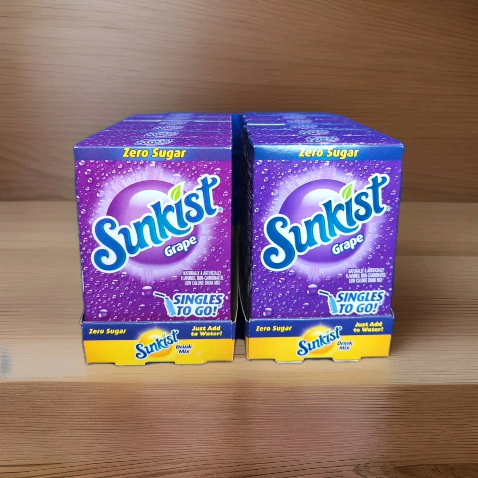Sunkist Soda Singles To Go Grape 12 Boxes--72 Servings Sugar-Free -- Exp 6/2028 gallery