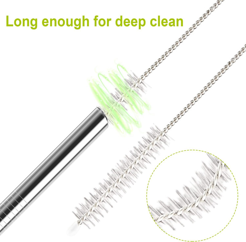 6 Pack Stainless Steel Straw Replacement 40 Oz for Adventure Travel Tumb gallery