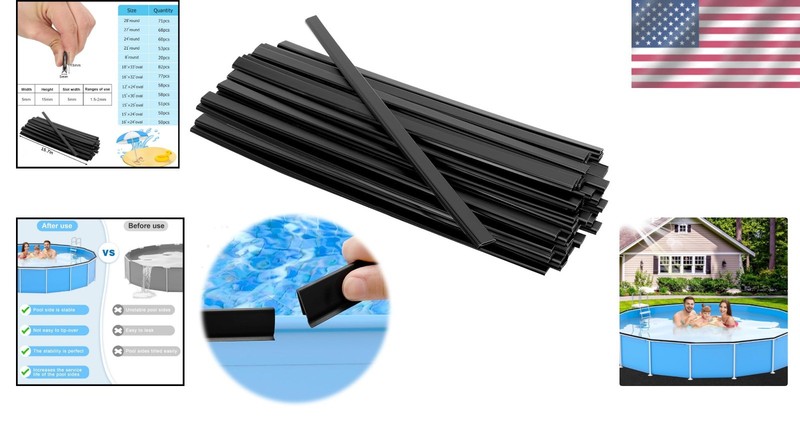 Complete Your Pool Setup with 60PCS Durable Liner Clips - Fits 24ft & Oval Sizes gallery