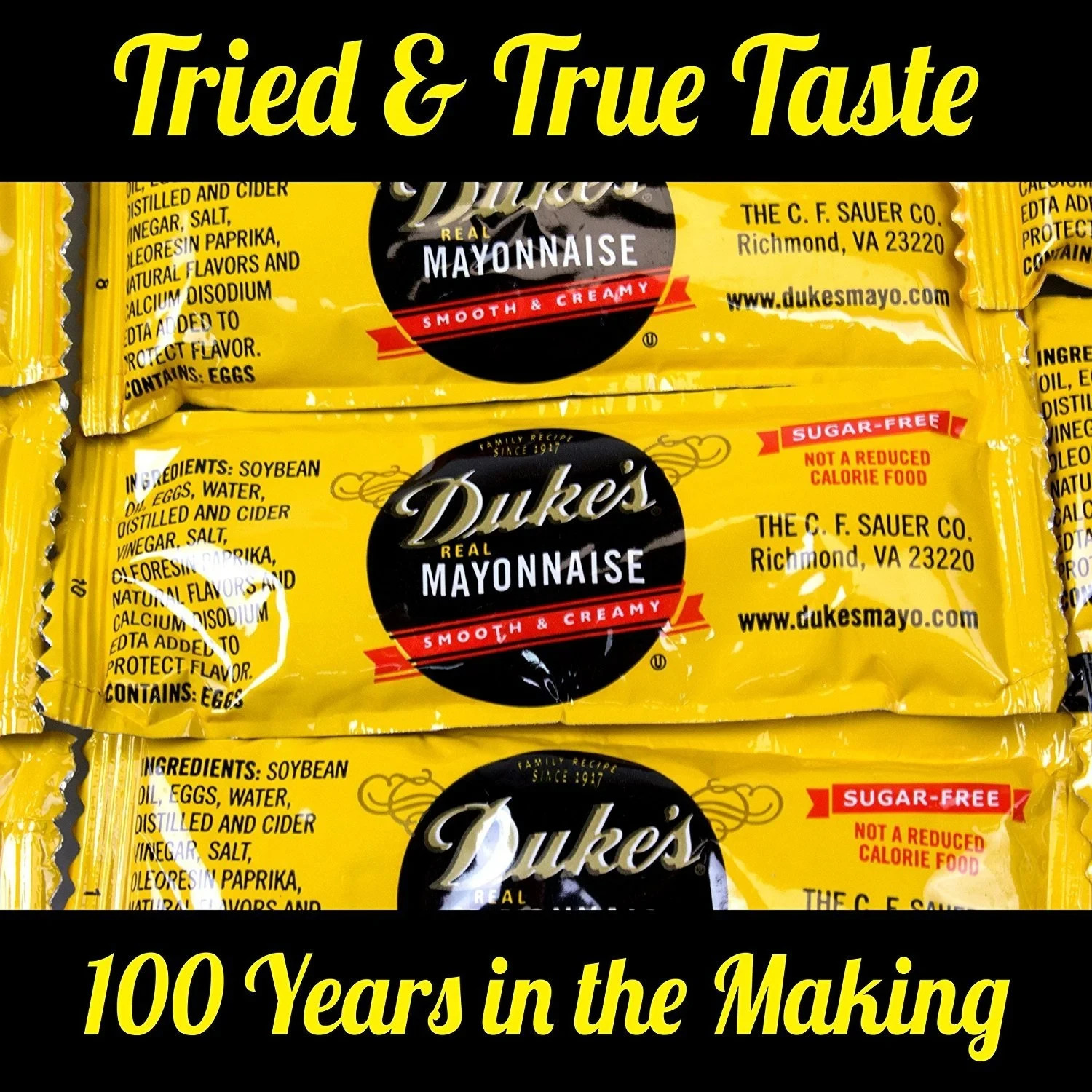 Duke's Real Mayonnaise Packets, Smooth and Creamy 50 Packet gallery