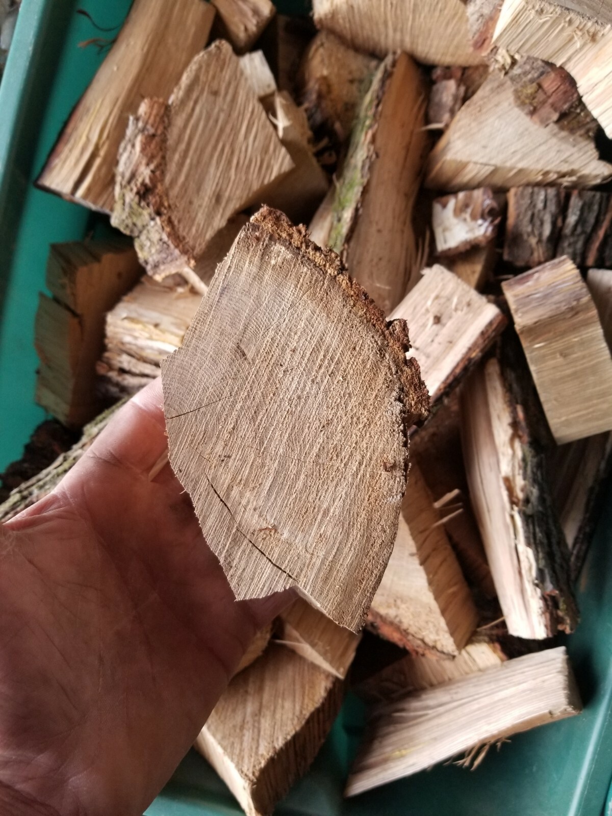 10 lbs Organic white oak BBQ, Grilling, Cooking, Smoking Chunks gallery
