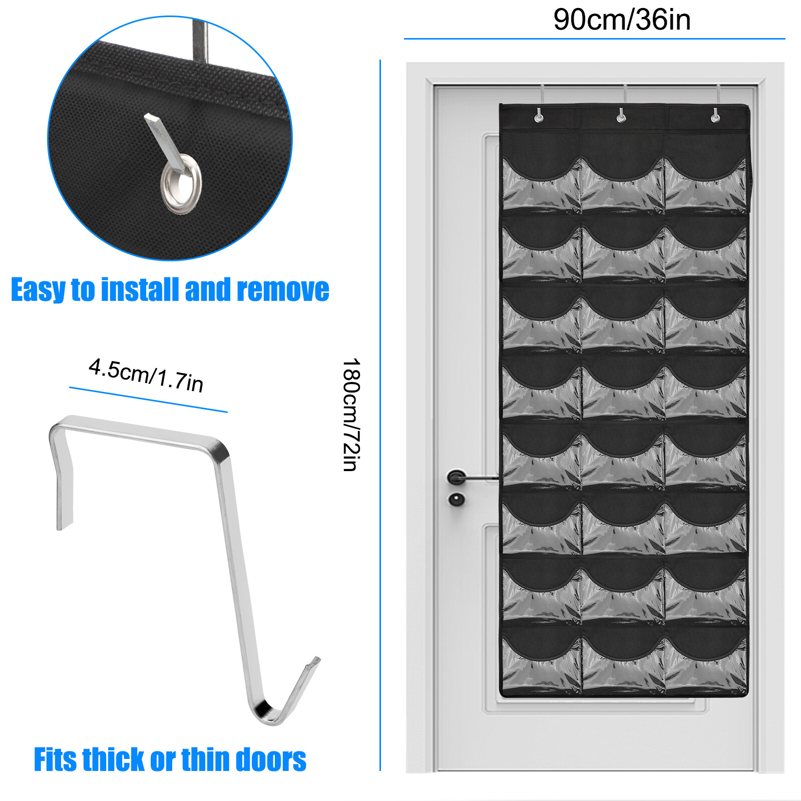 24 Hat Rack Organizer Baseball Holder Storage Hanger Door Wall Coat Caps Stands gallery