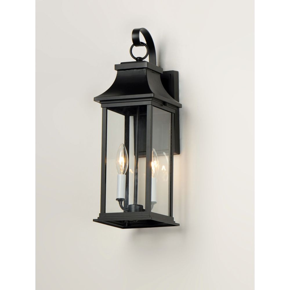Used Maxim Lighting 30023CLBK Vicksburg - 2 Light Medium Outdoor Wall Sconce gallery