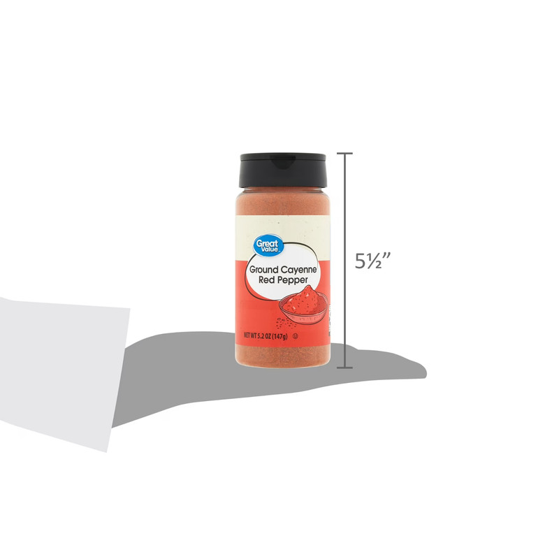 Great Value Ground Cayenne Red Pepper, 5.2 oz Container gallery