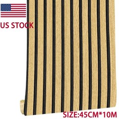 Wood Grain Plank Panel Effect Wallpaper Stick Self Adhesive Wood Slat Wall Paper