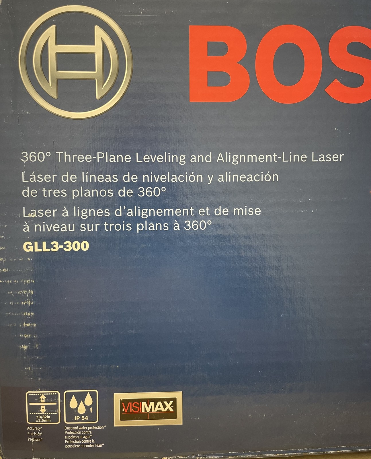 BOSCH GLL3-300 200 Ft 360 degree Three-Plane Leveling and Alignment-Line Laser gallery