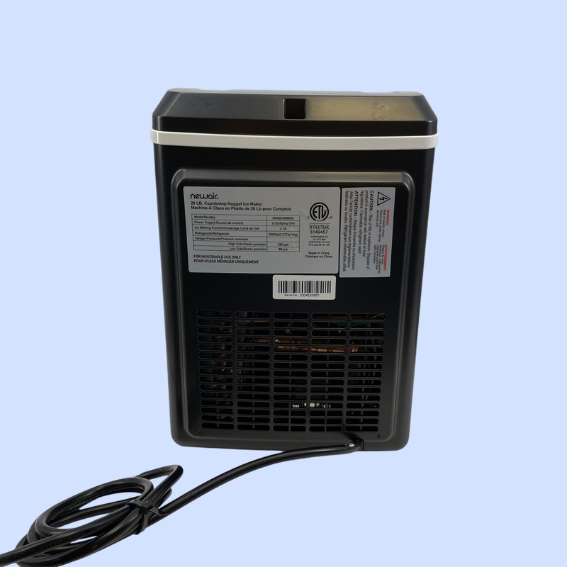 NewAir 26 lb Countertop Nugget Ice Maker NIM026MBN0 Black #NO6665 gallery