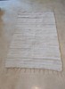 Handwoven Multicolor/Tan Chindi Rug 60"×36". (3×5 Ft) gallery