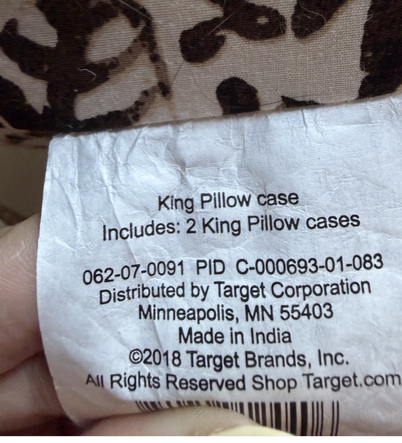 Opalhouse Cotton Percale Embroidered Hem King Pillowcases brown new Mallorca gallery