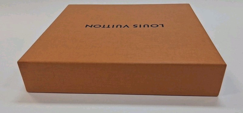 Louis vuitton drawer style empty box 7 3/4”x 7 3/4 x 1.5 Inches VG gallery