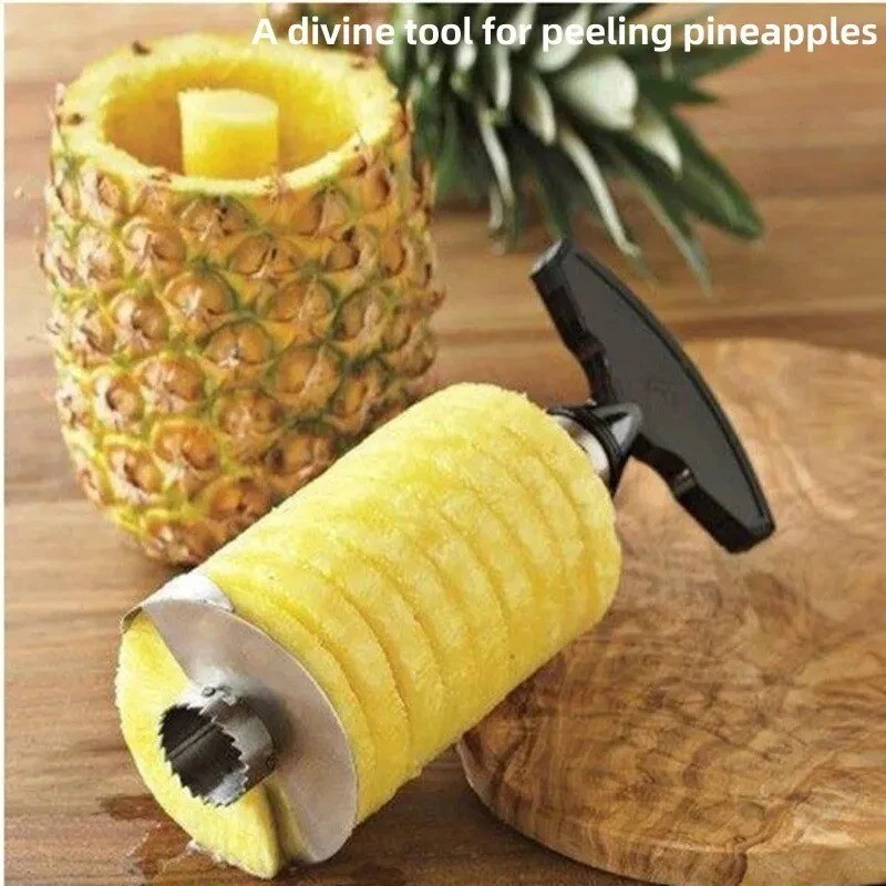 Pineapple Corer Slicer Peeler Cutter Stainless Steel Sliver Kitchen Fruit Tools gallery