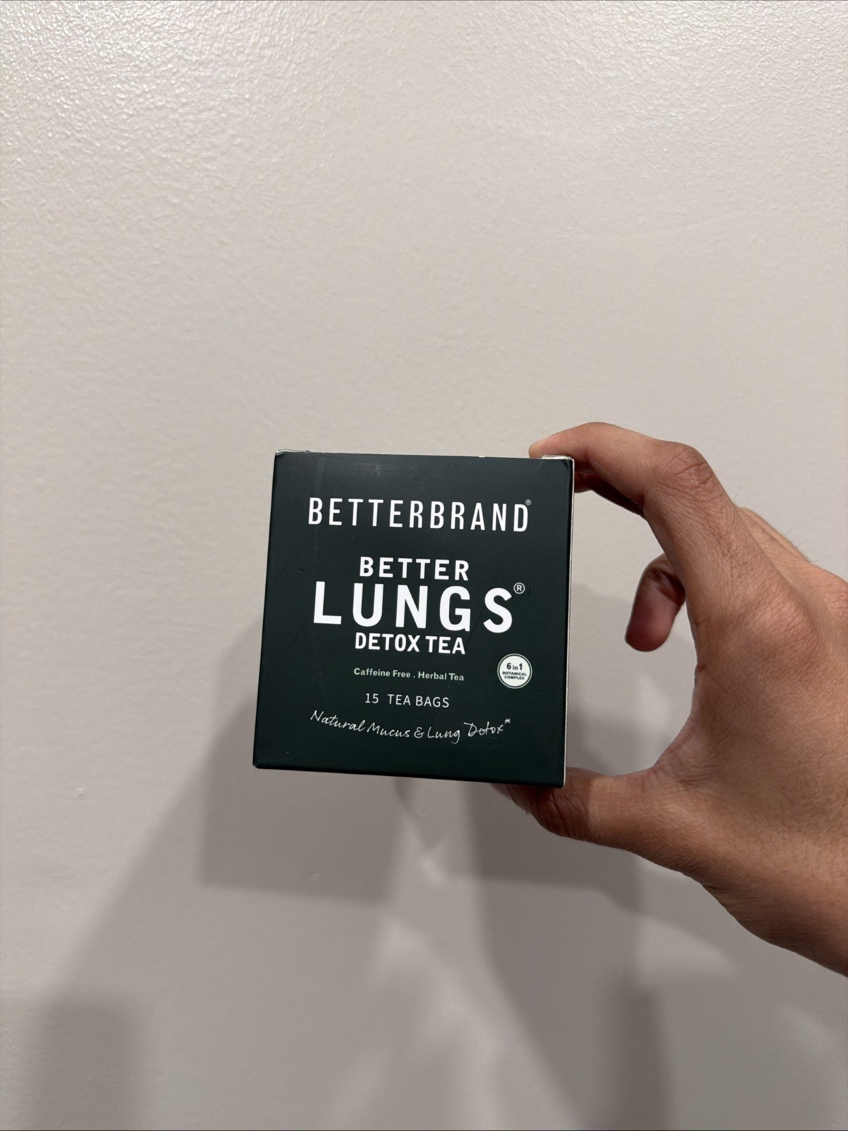 Betterbrand Better Lungs Detox Tea Caffeine Free Herbal Tea Bags Mullein Leaf gallery