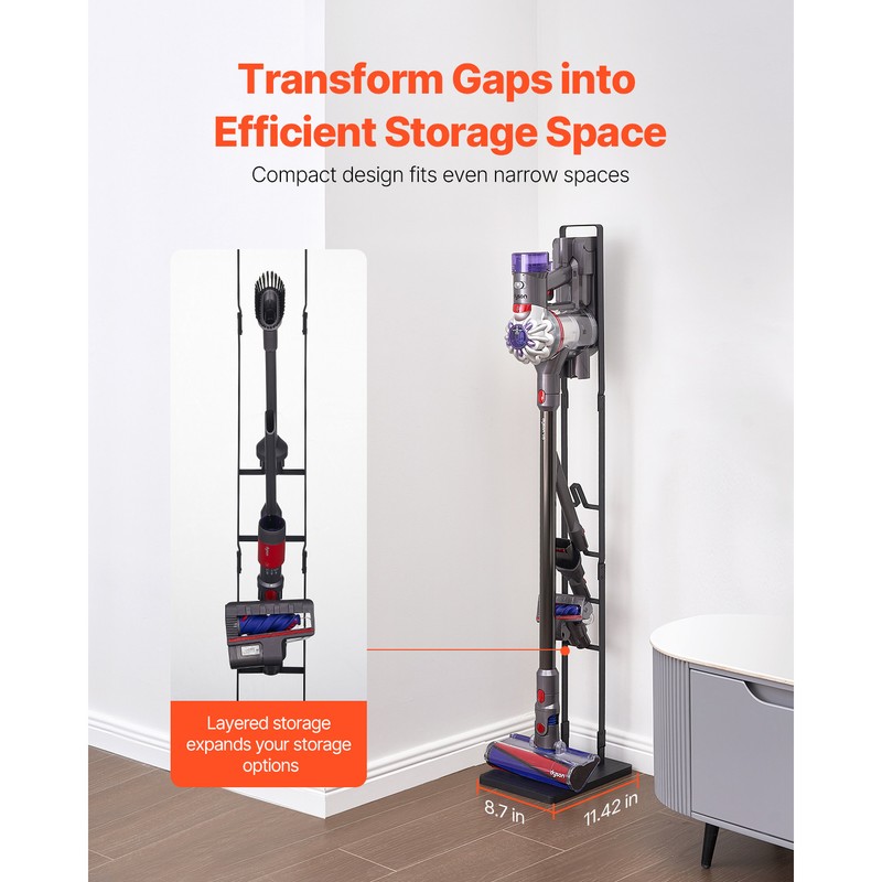 Vacuum Stand for Dyson Multi-Models Stable Storage Bracket Holder with 4 gallery