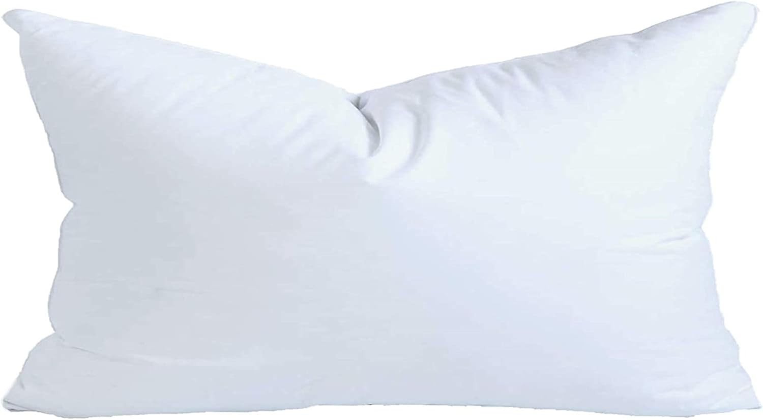 ® 12x21 Inch Synthetic Down Alternative Rectangle Pillow Insert Form Stuffer for gallery