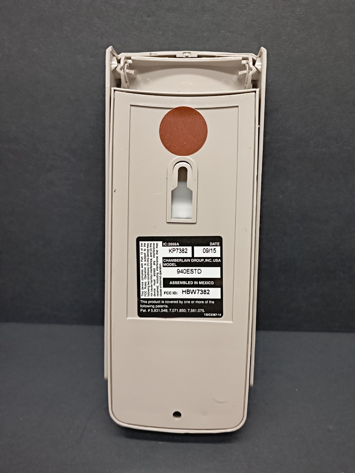 Chamberlain 940EV-P2 940ESTD Wireless Universal Garage Door Opener Keypad gallery