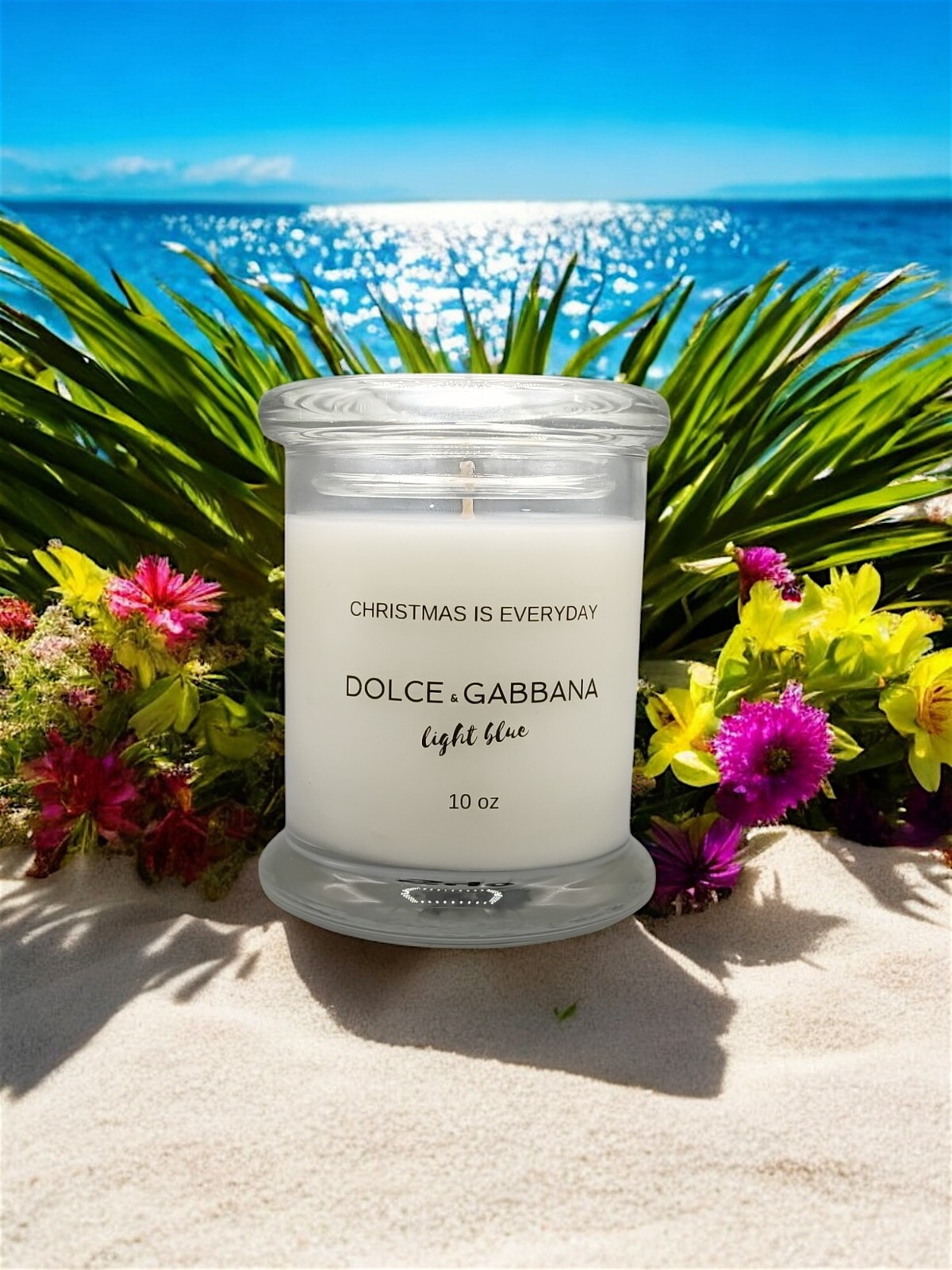 (MEN) DOLCE & GABBANA light blue type (dupe) By Christmas is Everyday Candle Co gallery