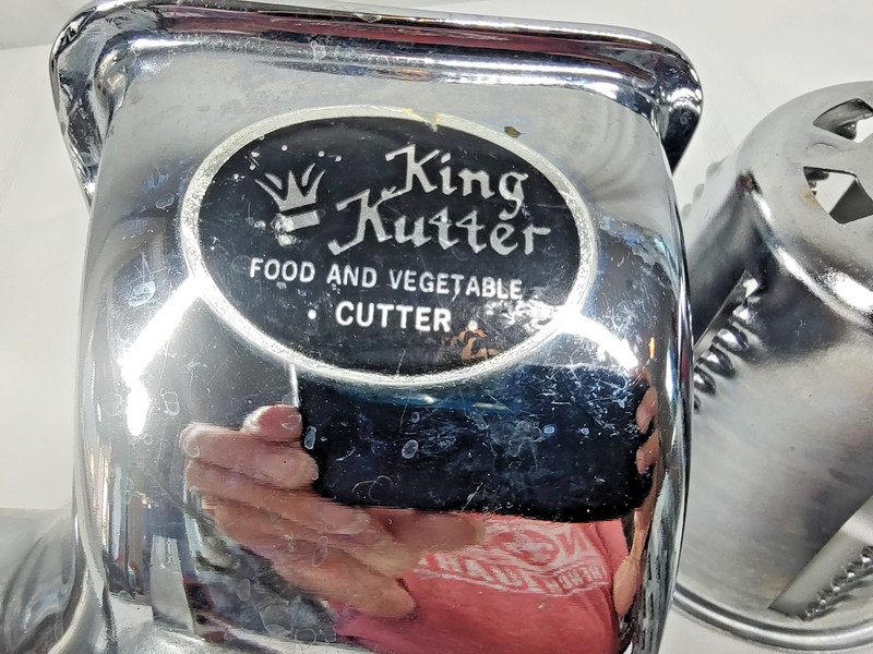 Vintage King Kutter Food Processor Cutter Chopper Slicer 5 Cones Healthy Gourmet gallery