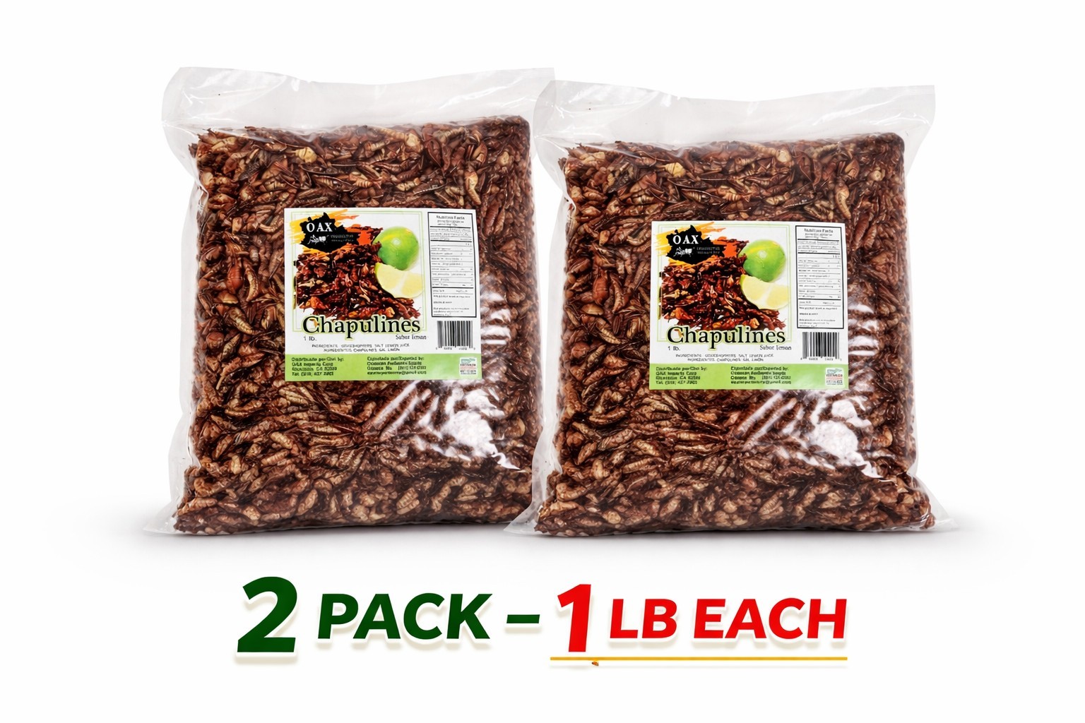 2 LB FRESH CHAPULINES CON LIMONCITO (grasshoppers w/lime) From OAXACA gallery