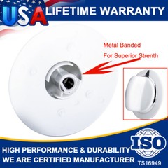 Dryer Timer Control Knob White Replacement For GE WE01X20374 PS8769912 AP5805160