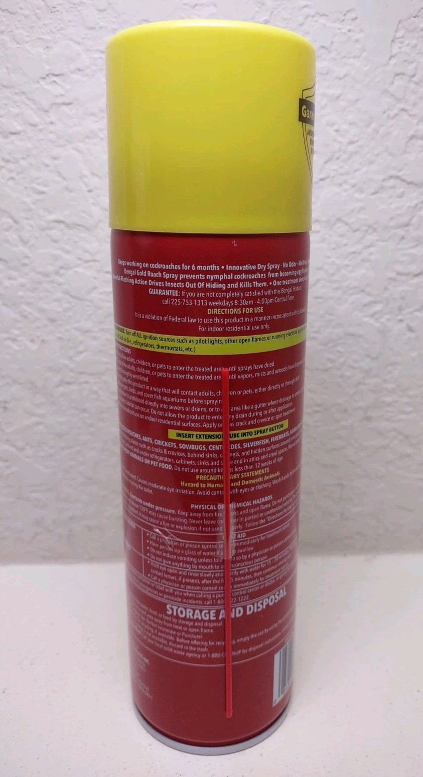 Bengal Gold Roach Spray 11oz Odorless Bug Killer Prevents 6 Months - 11 oz​ gallery