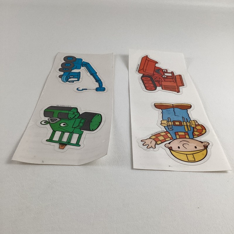 Bob The Builder Character Window Clings Muck Lofty Roley Vintage 2001 Hit gallery