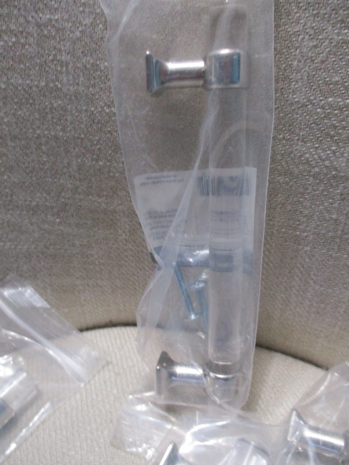 5 - Pack Liberty 5-1/16 in Acrylic Polished Nickel & Clear Cabinet Drawer Pull gallery