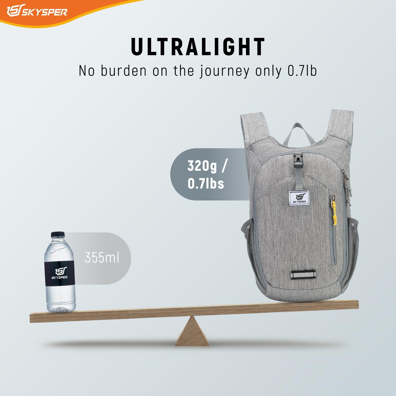 10L Hiking Backpack Small Foldable Daypack Packable Lightweight Travel Bag 4