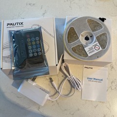 PAUTIX COB LED Strip Lights CCT Tunable In Box White Light Remote