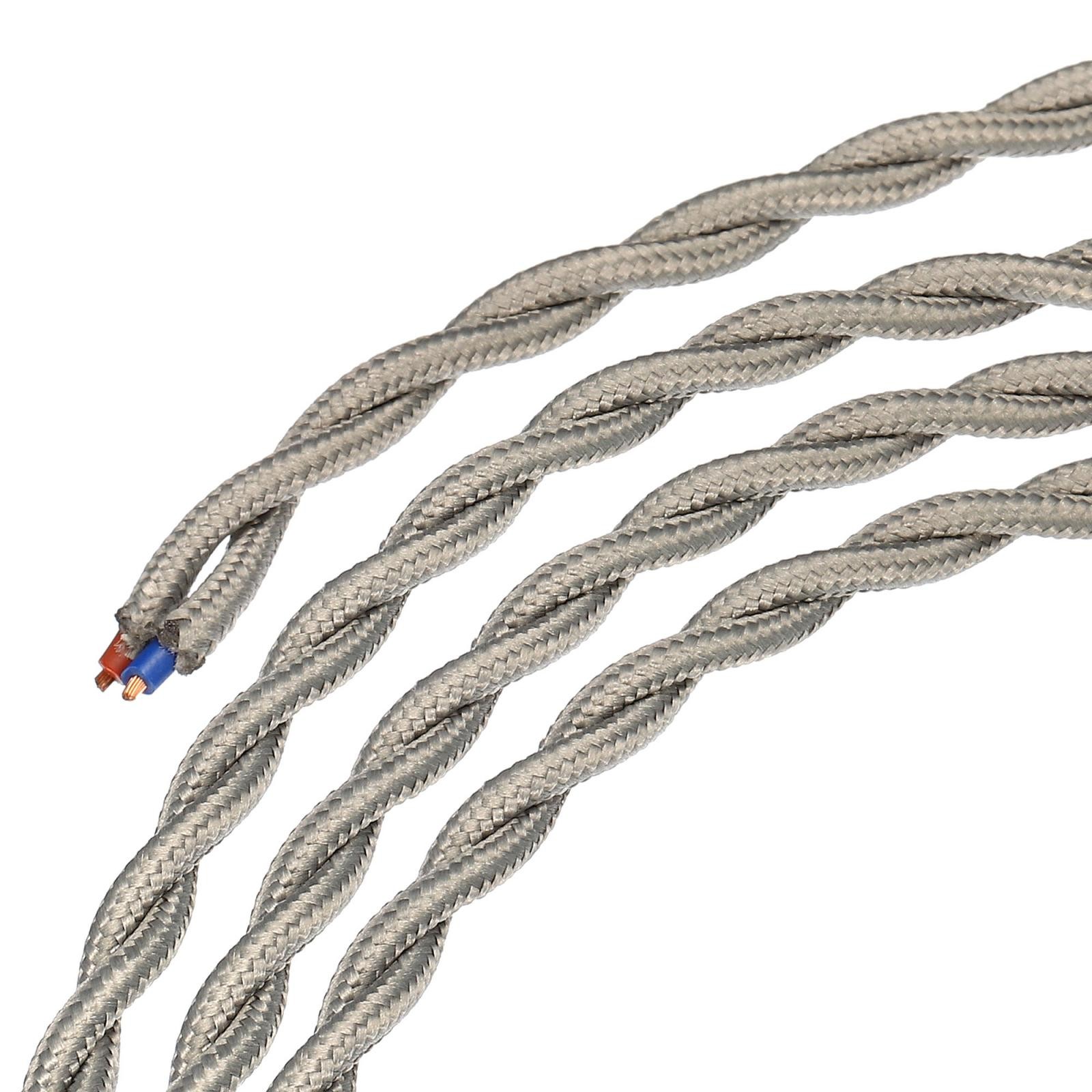 Contort Fabric Coated Wire 2 Soul 18AWG 10m/32.8ft, Grey gallery
