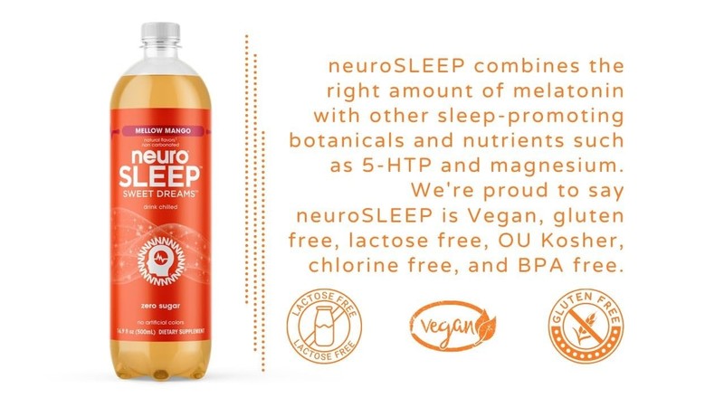 SLEEP, Mellow Mango, Functional Beverage for Restful Sleep, Non-Carbonated, 1... gallery