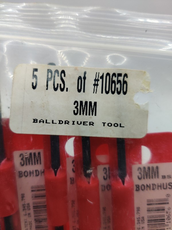 5x Bondhus 10656 3mm Balldriver Screwdrivers Tool Bundle Made In USA gallery