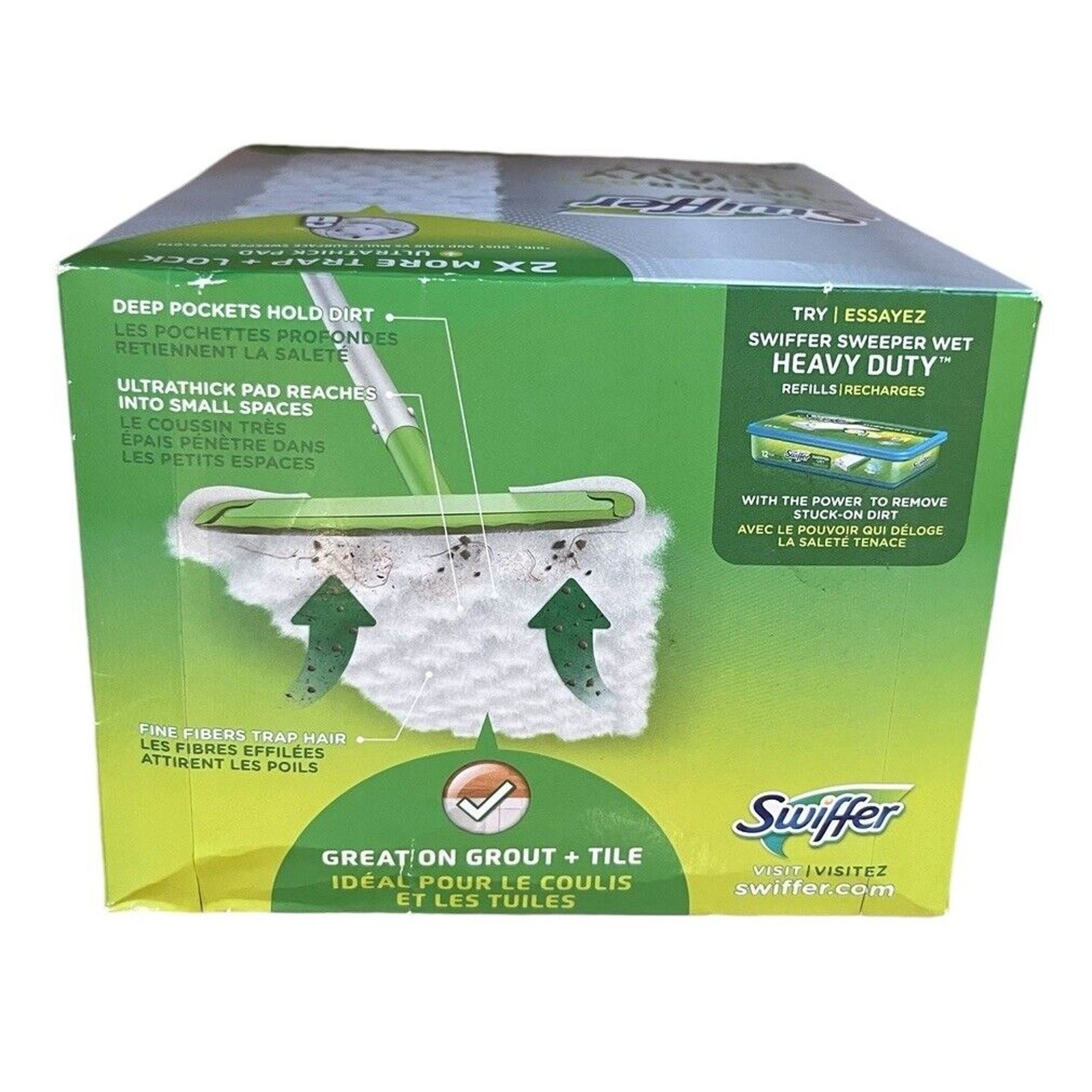 Swiffer Sweeper Heavy Duty Dry Cloths Refills 20 Count New In Box gallery