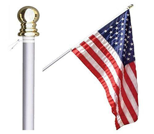 6FT Flag Pole Kit Heavy Duty Bracket Or Metal Pole (POLE ONLY) gallery