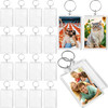16 PCS Acrylic Photo Frame Keyring,3.35 X 2 Inch/8.5 X 5 Cm Personalized Keychai gallery