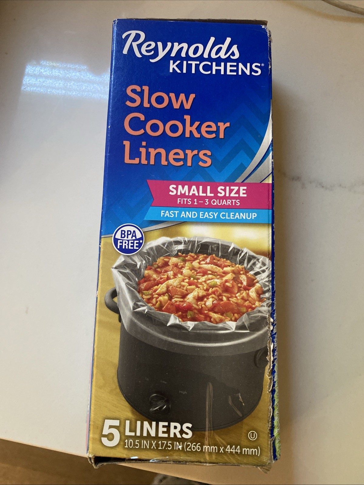 Reynolds Kitchens Slow Cooker Liners, Small (Fits 1-3 Quarts), 5 Count gallery