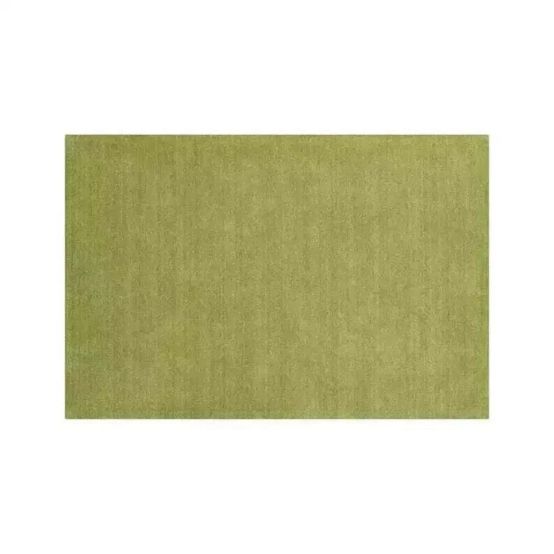 Hand Tufted Modern Moss Green Rug 100% Woolen Rug For Bedroom Living Room Carpet gallery