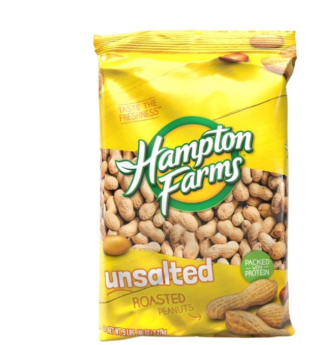 6-pack Hampton Farms Unsalted In-Shell Peanuts (5 lbs.) Best Price gallery