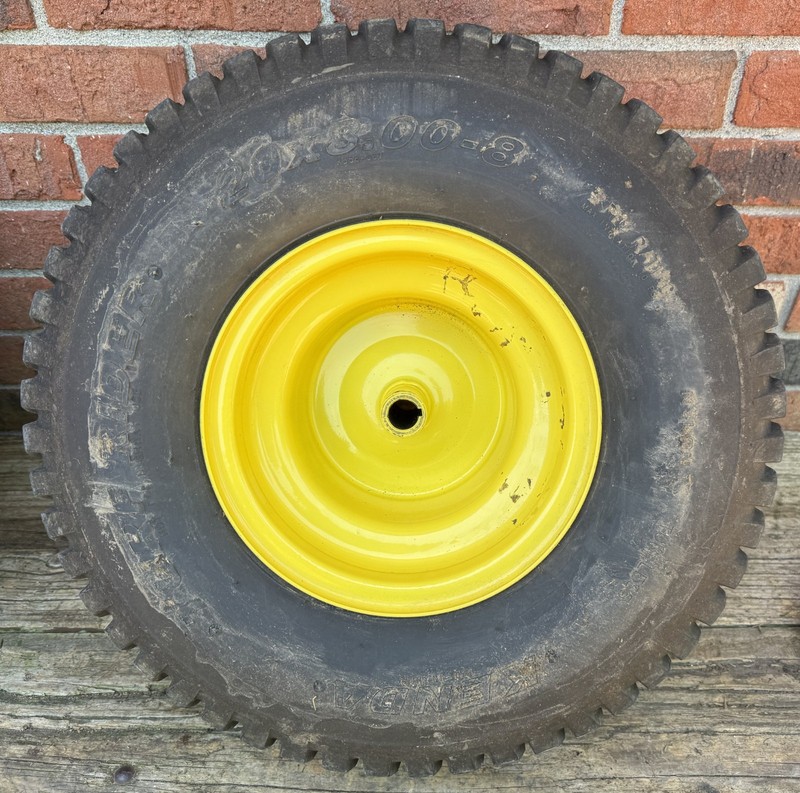 John Deere 2010 D100 Rear Wheel M82401 Rim GY20637 Tire 20 x 8-8 M123808 170 Hrs gallery