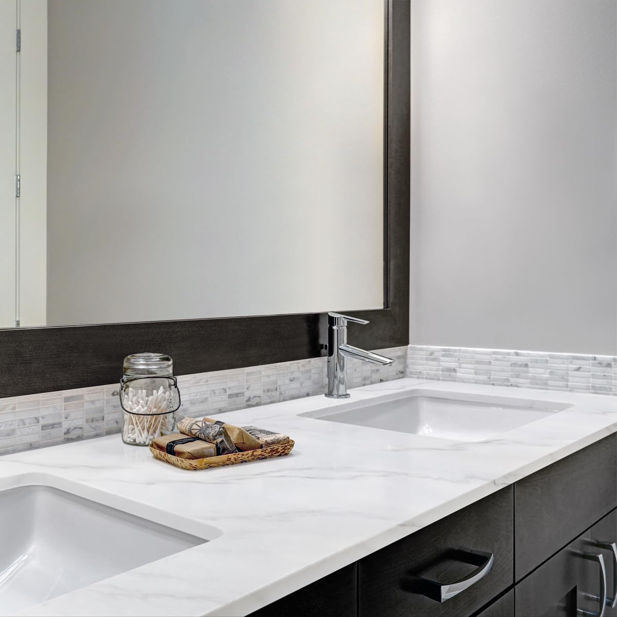 White Marble Epoxy Countertop Small Project Kit gallery