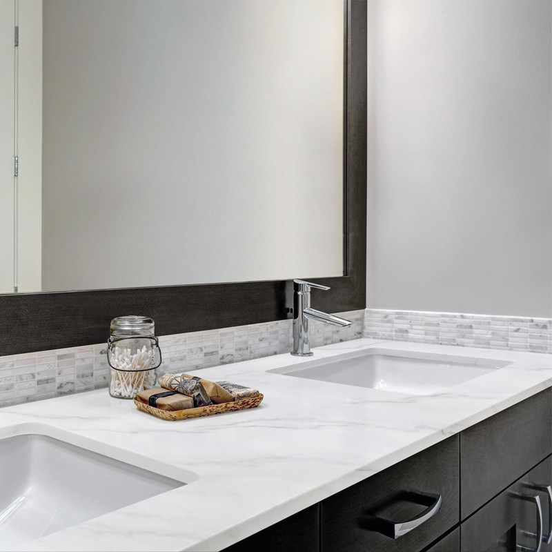 White Marble Epoxy Countertop Small Project Kit gallery