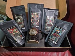 Bones Coffee World Tour Sample Box Gift Set With Mug 4 Oz 5 Pack 5/19/2026