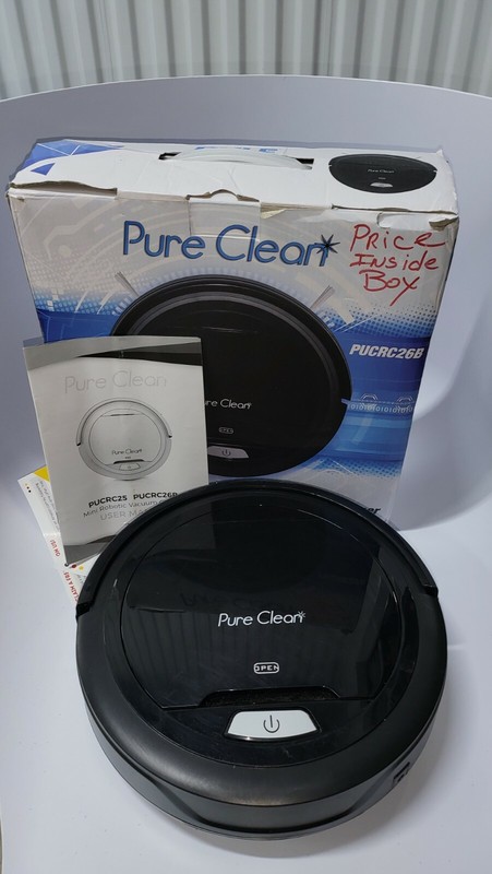 Pyle PUCRC26B PureClean Smart Automatic Robot Powerful Vacuum Cleaner FOR PARTS! gallery